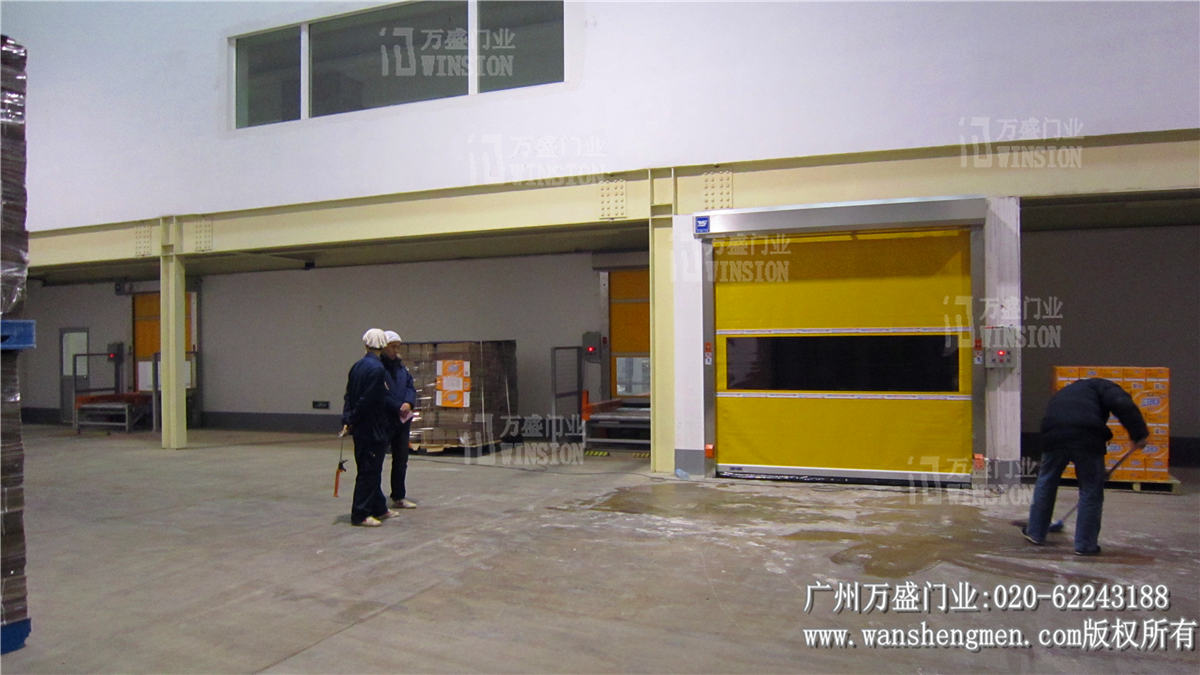 雷达感应快速卷门